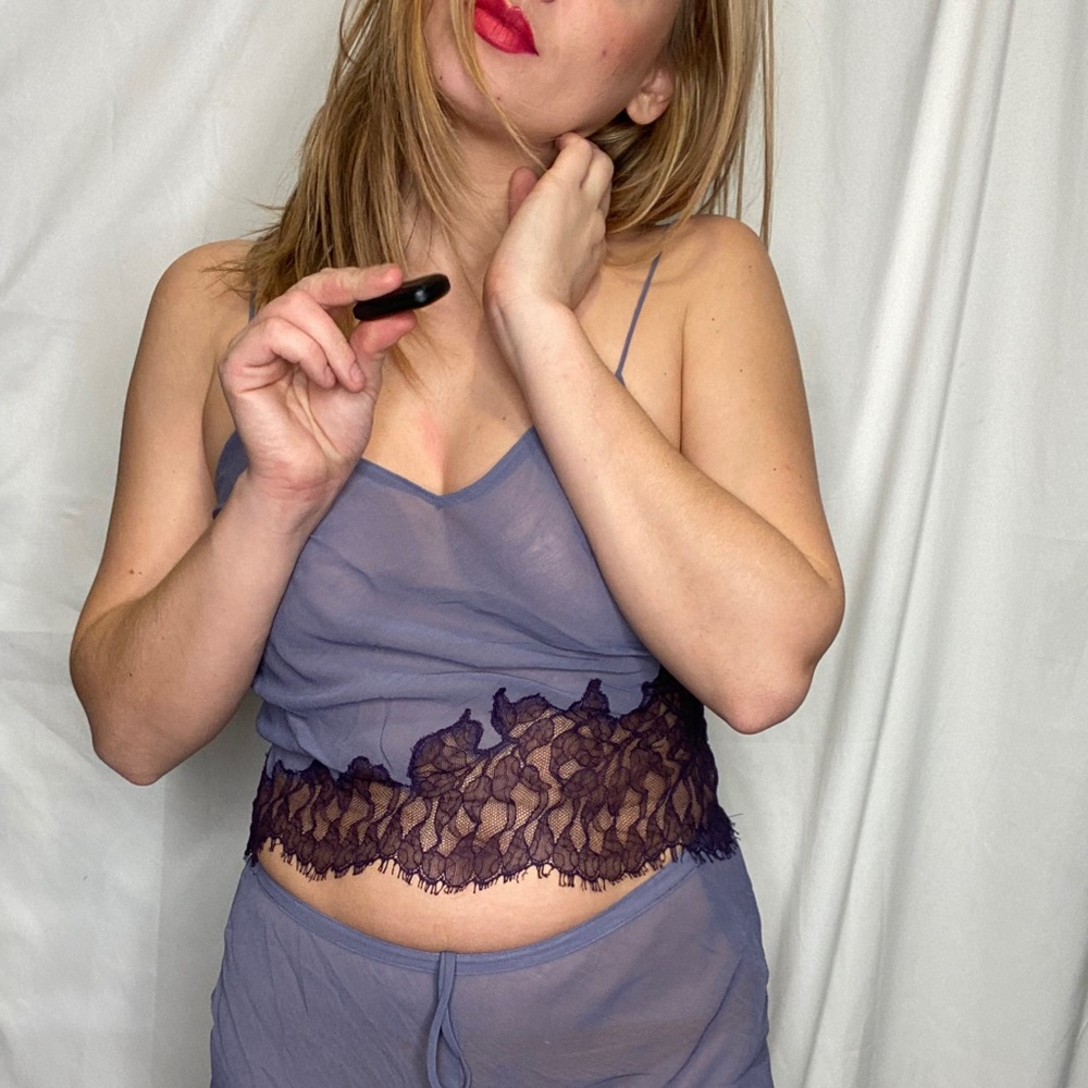 New Lingerie set mesh vintage with lace